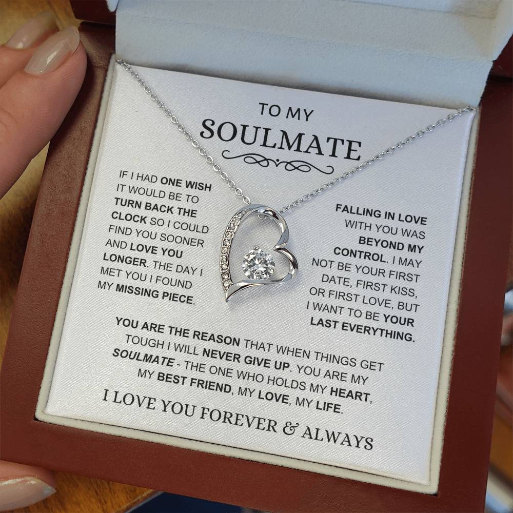 Soulmate - You Hold My Heart - Forever Love Necklace