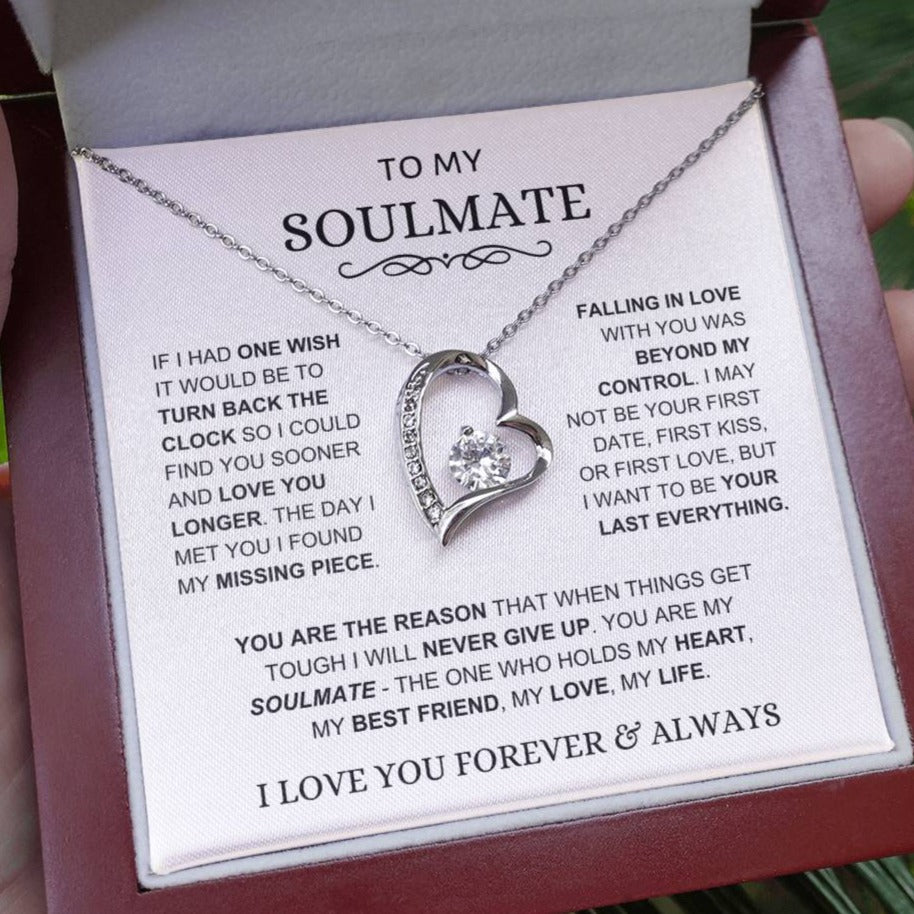 Soulmate - You Hold My Heart - Forever Love Necklace