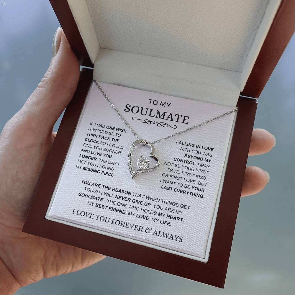 Soulmate - You Hold My Heart - Forever Love Necklace