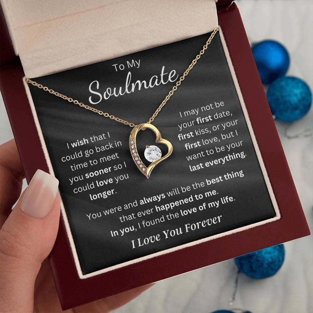 Soulmate - I Found the Love of my Life - Forever Love Necklace