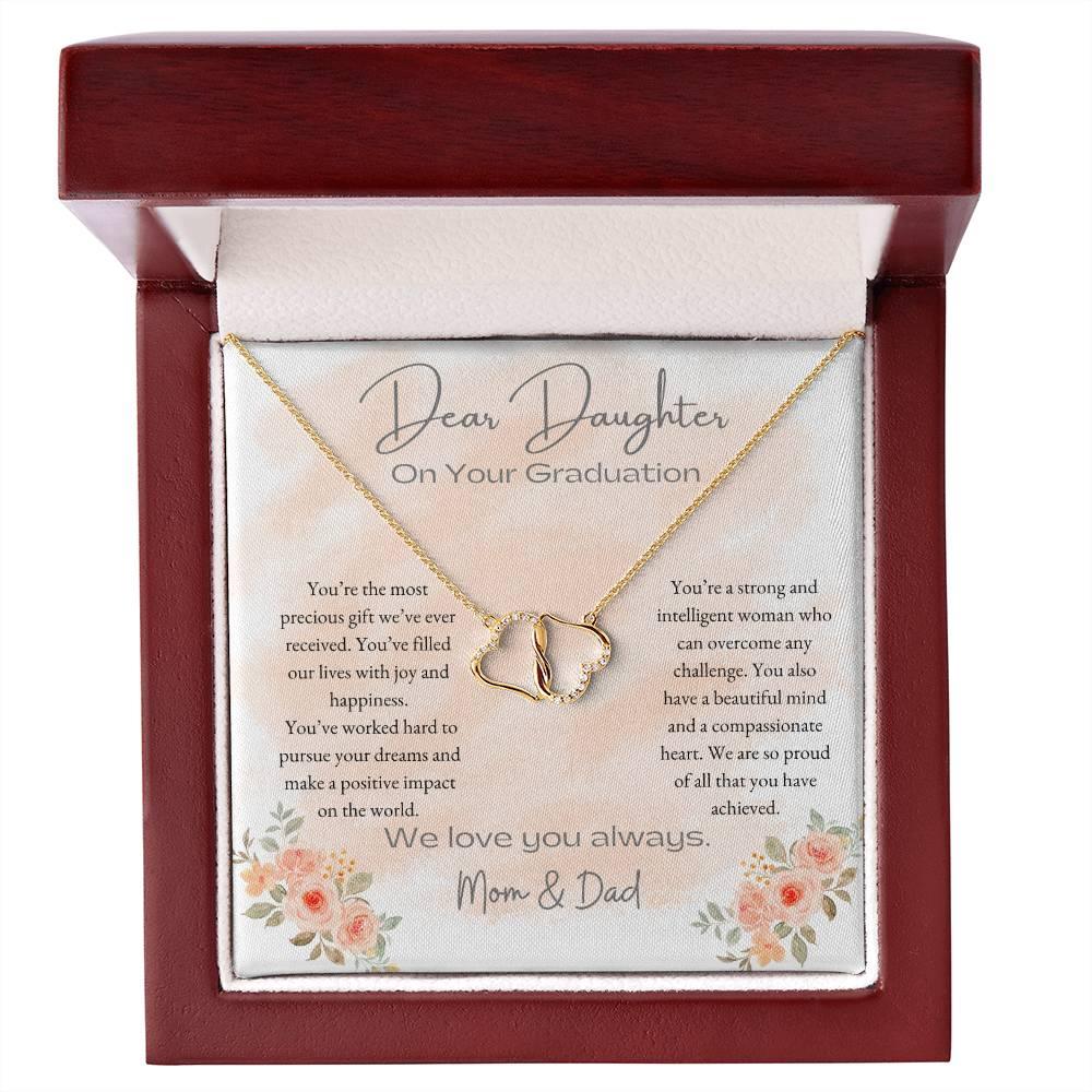 Dear Daughter Graduation- Everlasting Love Necklace - Dearly Loved Designs