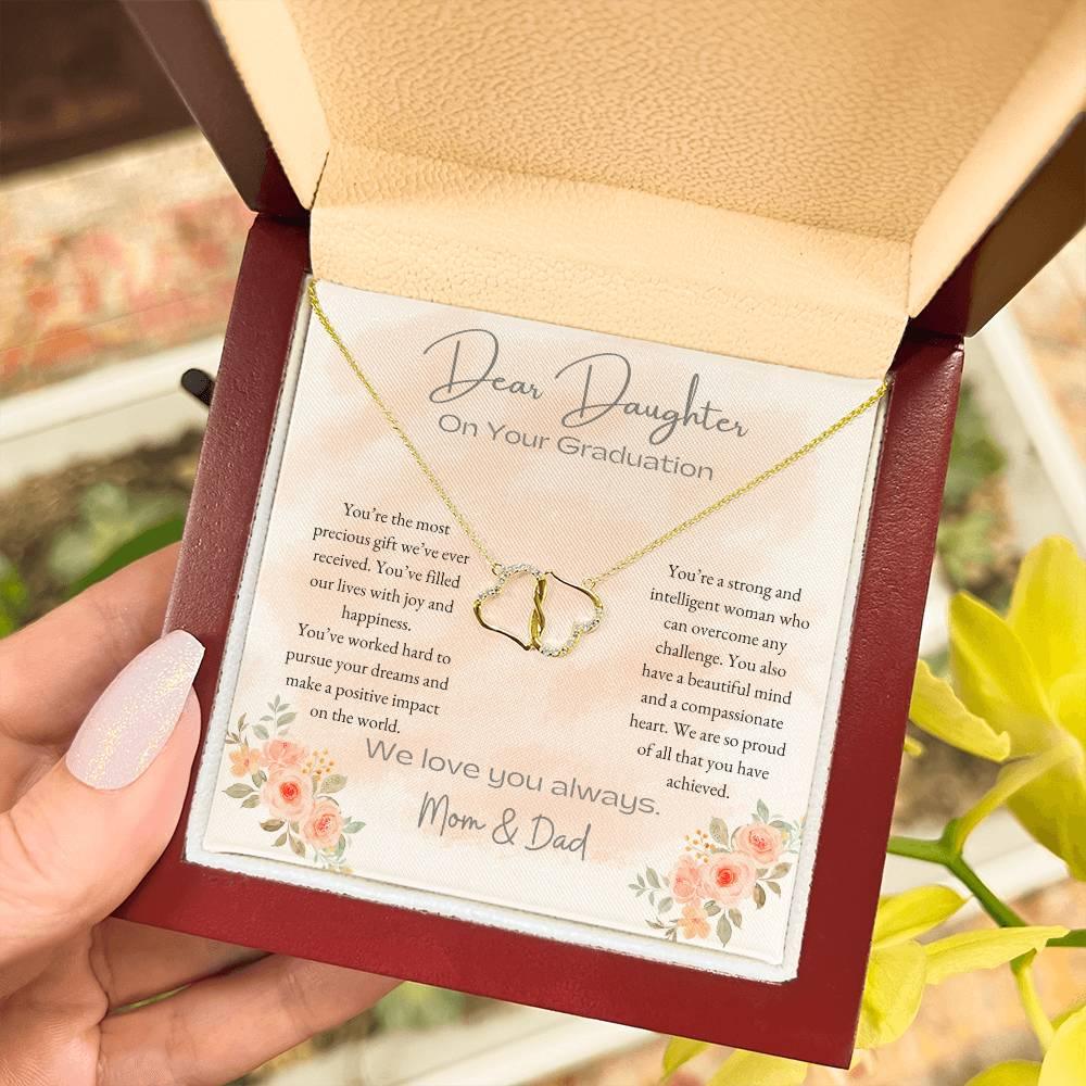 Dear Daughter Graduation- Everlasting Love Necklace - Dearly Loved Designs