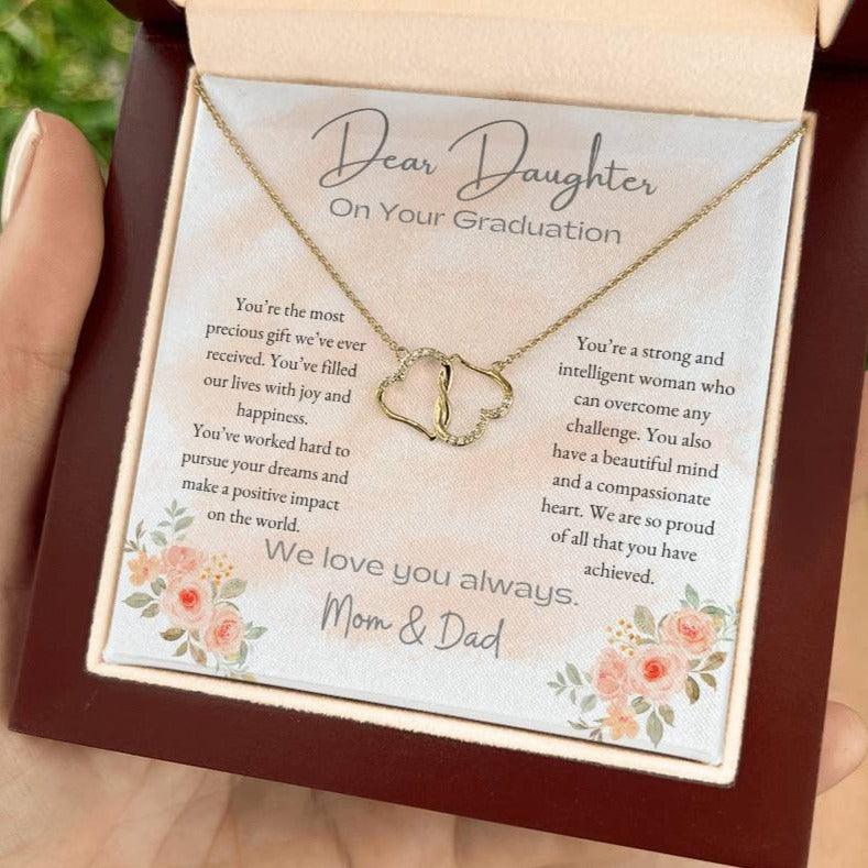 Dear Daughter Graduation- Everlasting Love Necklace - Dearly Loved Designs