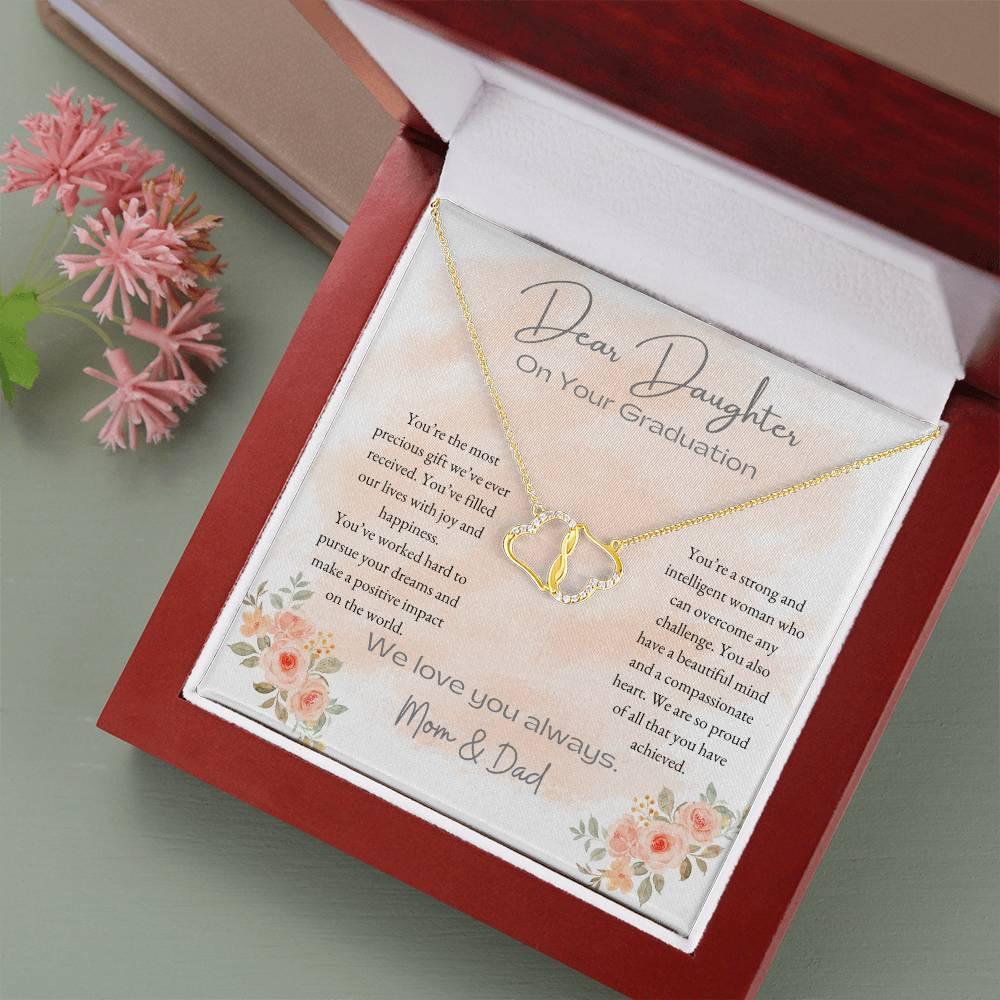 Dear Daughter Graduation- Everlasting Love Necklace - Dearly Loved Designs