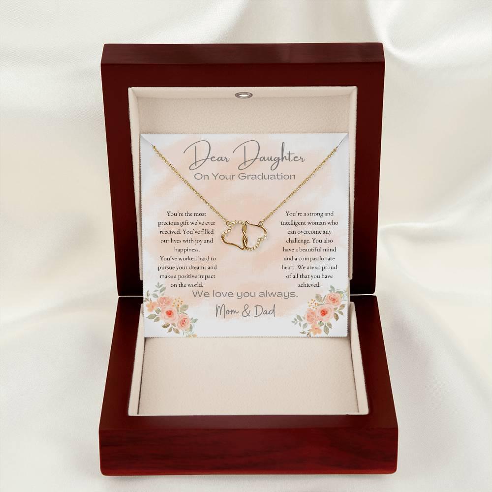 Dear Daughter Graduation- Everlasting Love Necklace - Dearly Loved Designs