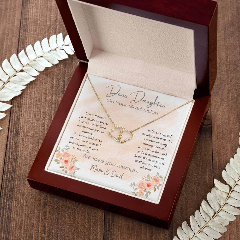 Dear Daughter Graduation- Everlasting Love Necklace - Dearly Loved Designs