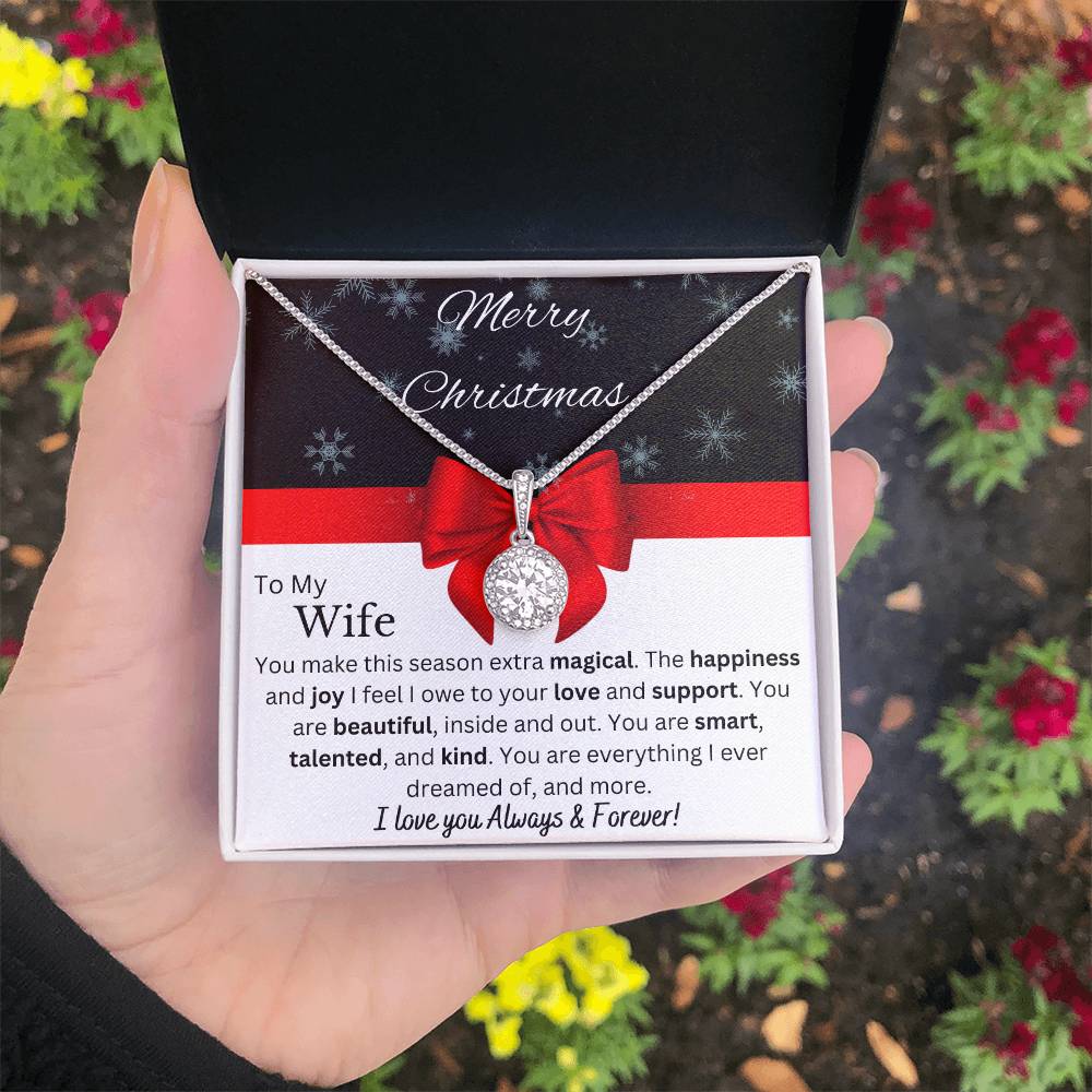 Merry Christmas To My Wife - Eternal Hope Necklace - Dearly Loved Designs