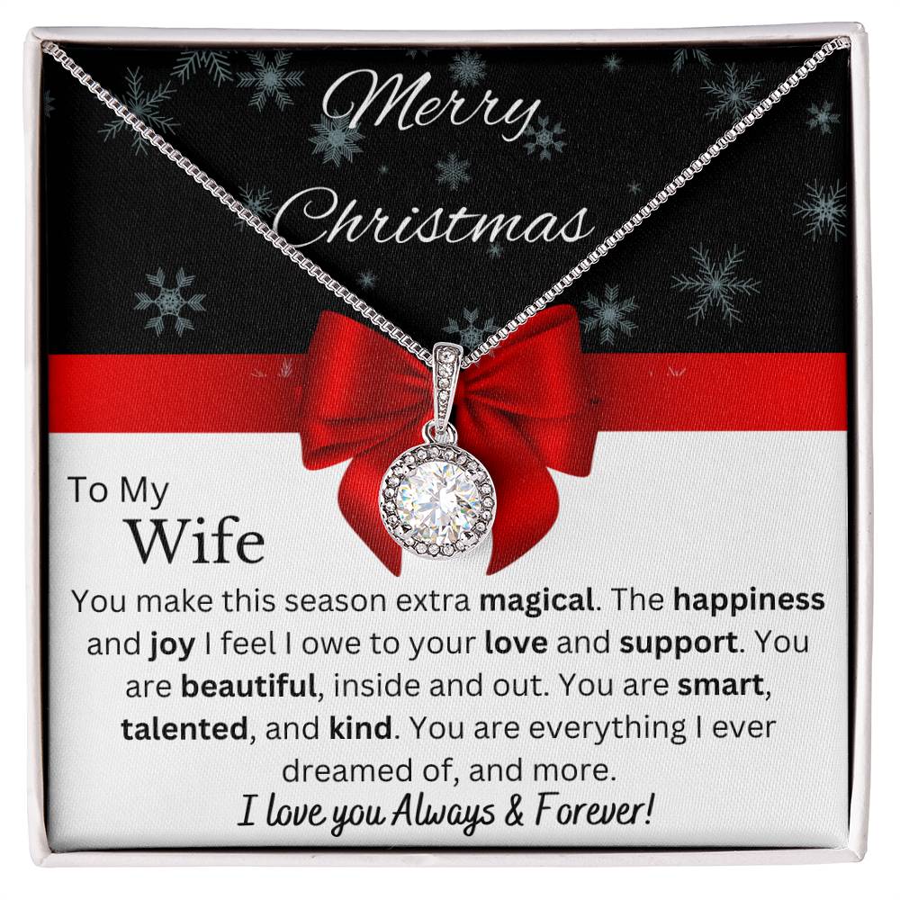 Merry Christmas To My Wife - Eternal Hope Necklace - Dearly Loved Designs