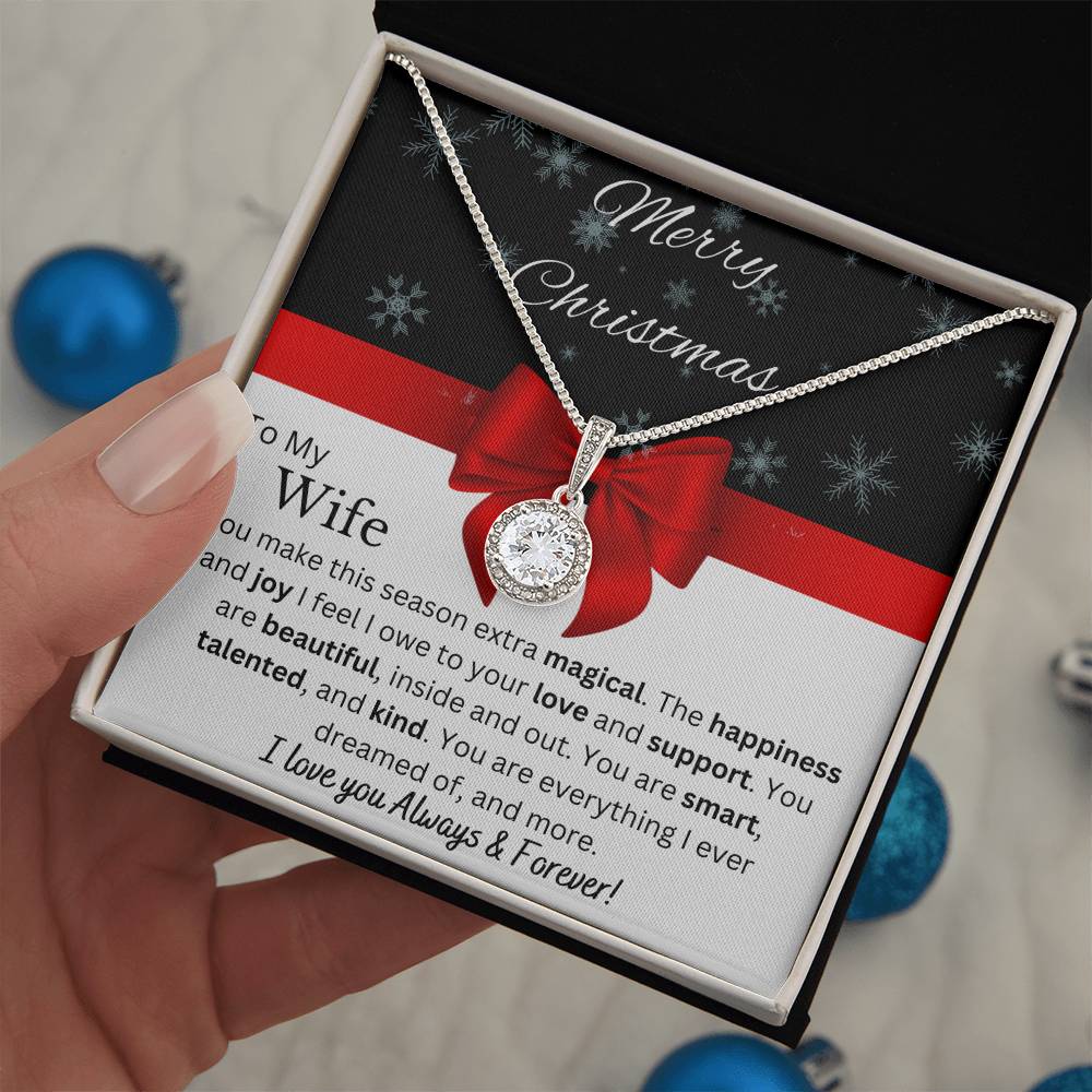 Merry Christmas To My Wife - Eternal Hope Necklace - Dearly Loved Designs