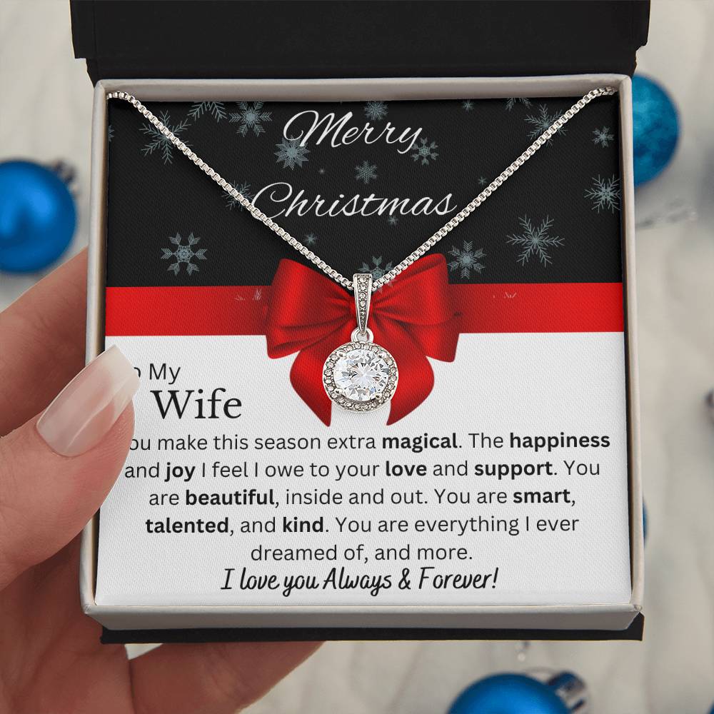 Merry Christmas To My Wife - Eternal Hope Necklace - Dearly Loved Designs