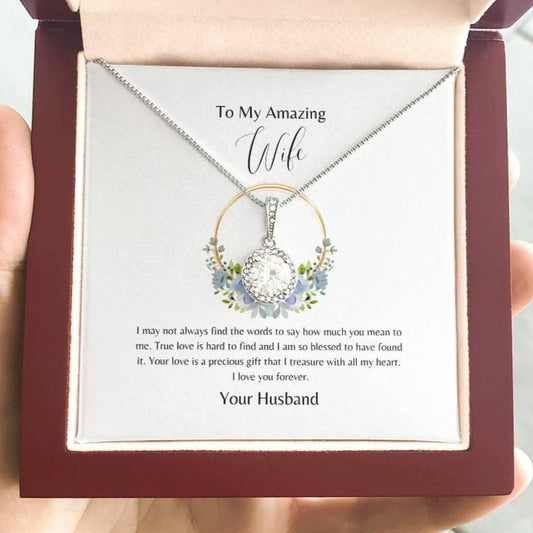 Amazing Wife - Your Love is a Gift - Eternal Hope Necklace - Dearly Loved Designs