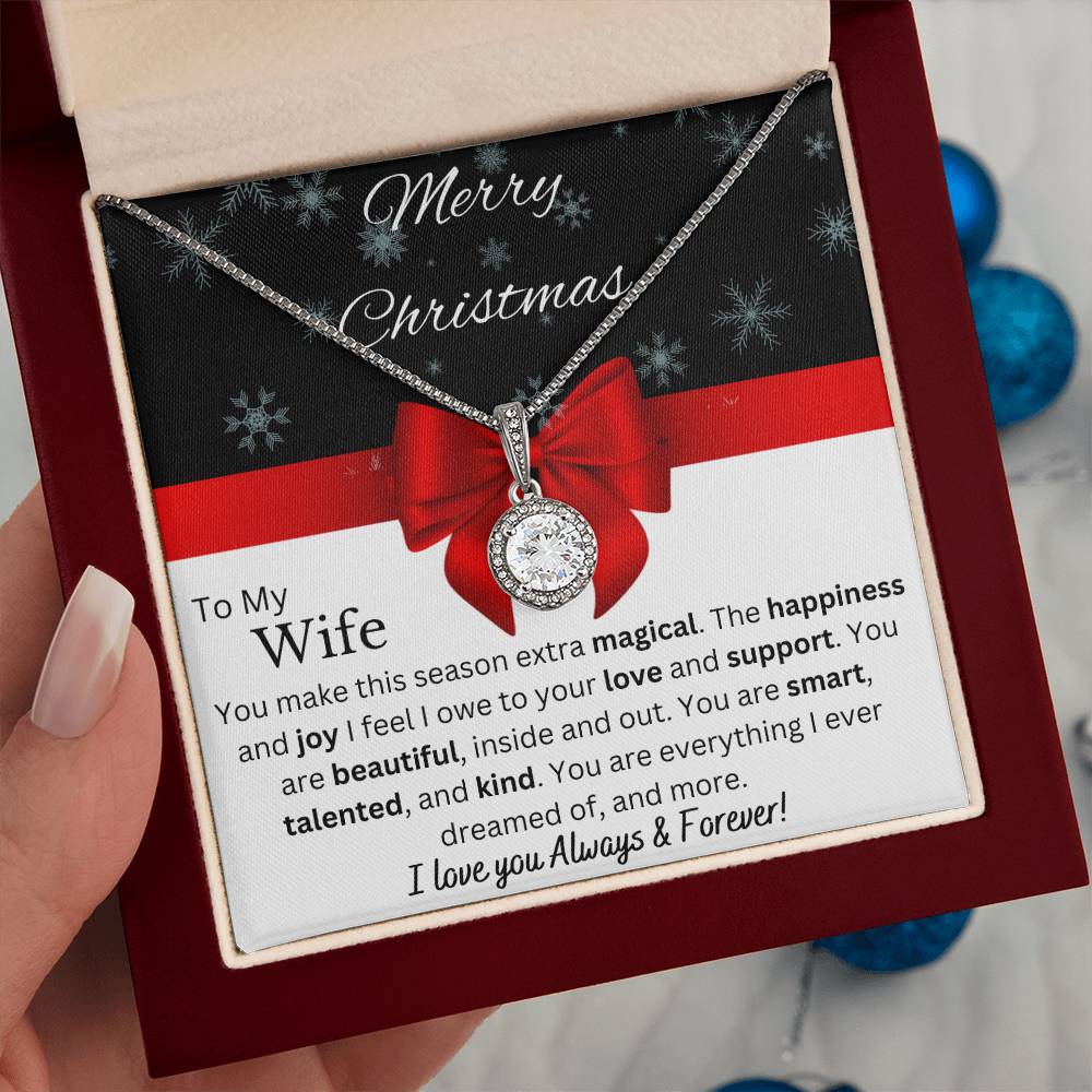 Merry Christmas To My Wife - Eternal Hope Necklace - Dearly Loved Designs