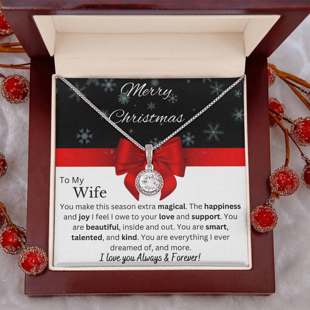 Merry Christmas To My Wife - Eternal Hope Necklace - Dearly Loved Designs