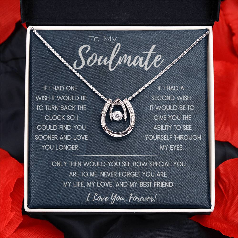 Soulmate - If I Could Turn Back the Clock - Lucky In Love Necklace - Dearly Loved Designs