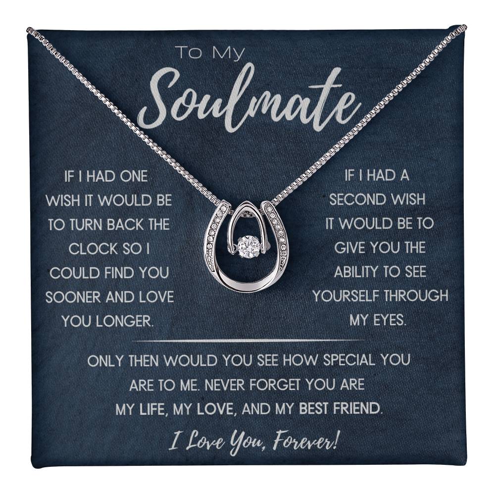 Soulmate - If I Could Turn Back the Clock - Lucky In Love Necklace - Dearly Loved Designs