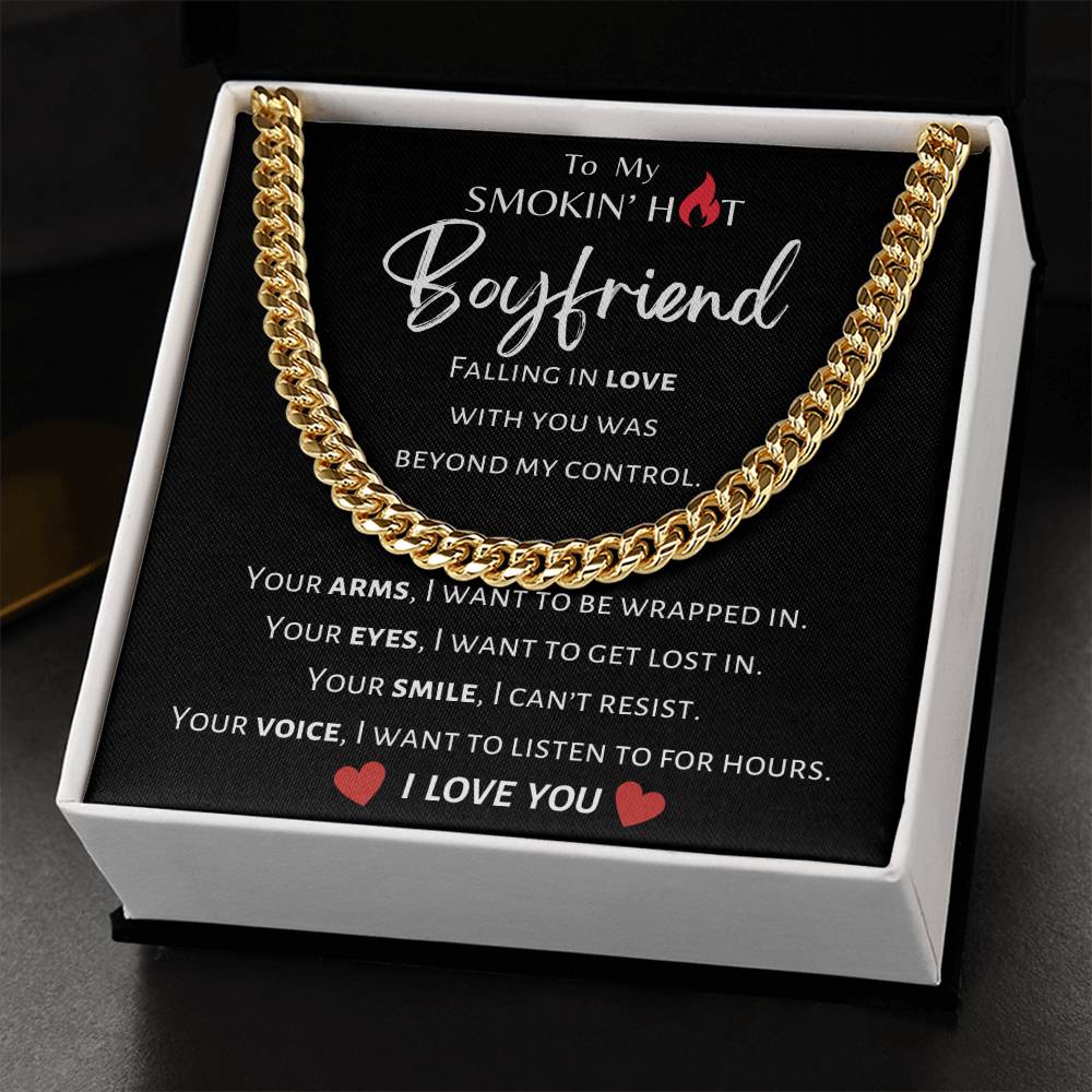 Smokin' Hot Boyfriend - Cuban Link Chain - Dearly Loved Designs