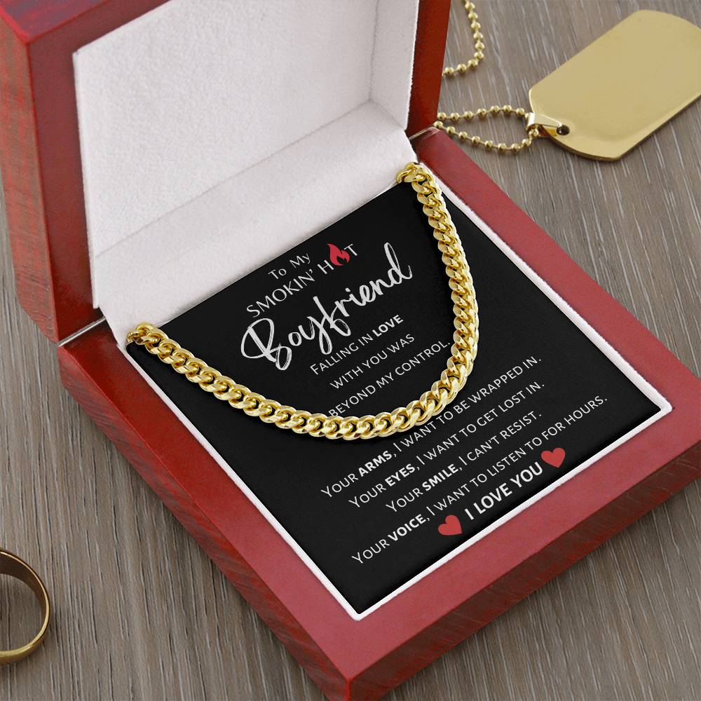 Smokin' Hot Boyfriend - Cuban Link Chain - Dearly Loved Designs