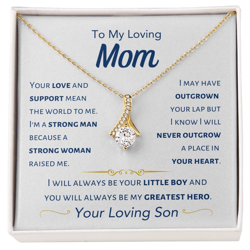 Mom - I Will Always Be Your Little Boy - From Son - Alluring Beauty Necklace