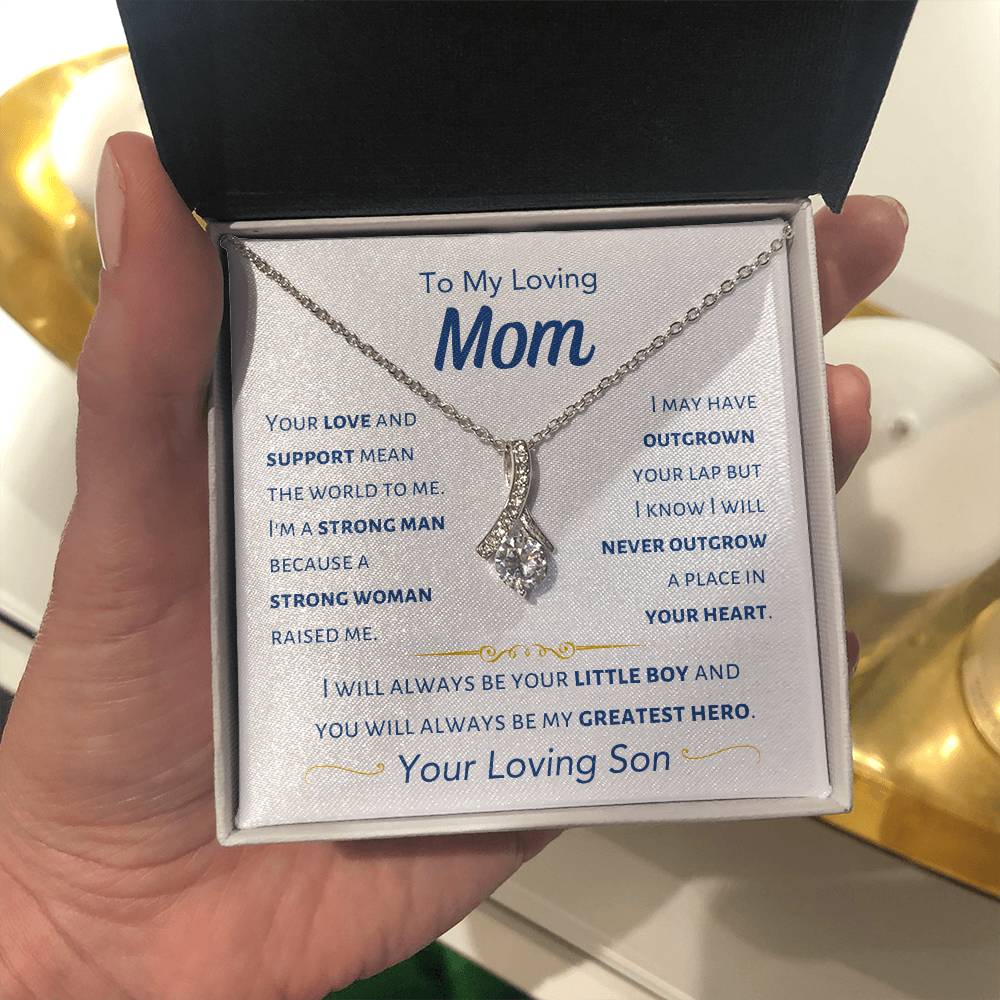 Mom - I Will Always Be Your Little Boy - From Son - Alluring Beauty Necklace