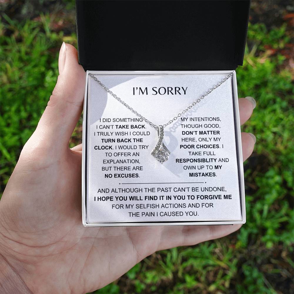 I'M SORRY, I TAKE FULL RESPONSIBILITY - Alluring Beauty Necklace - Dearly Loved Designs