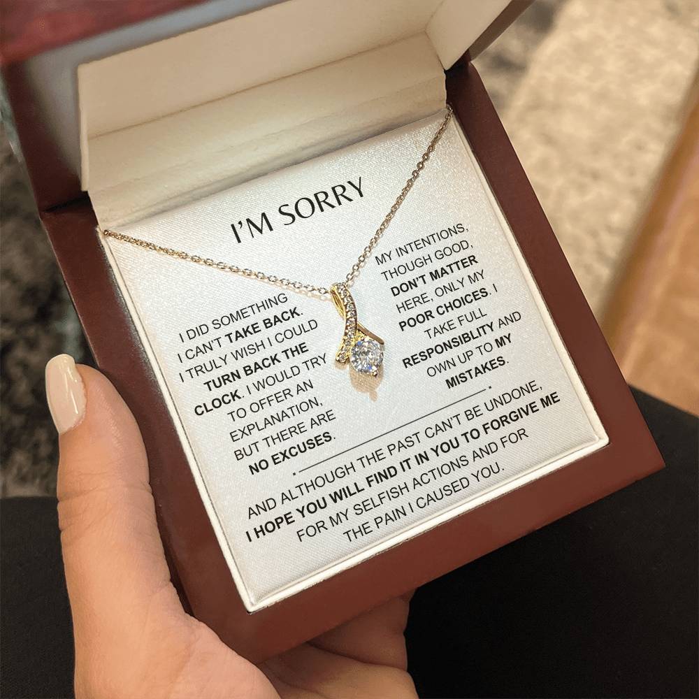 I'M SORRY, I TAKE FULL RESPONSIBILITY - Alluring Beauty Necklace - Dearly Loved Designs