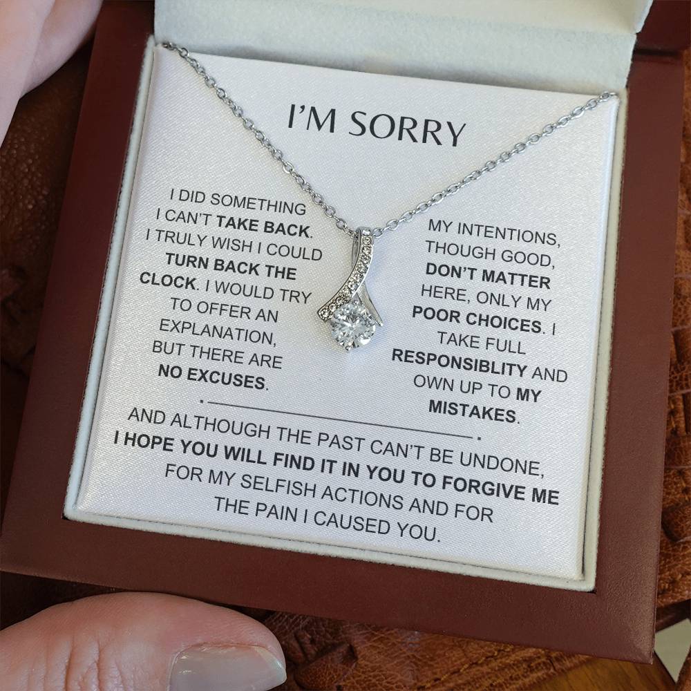 I'M SORRY, I TAKE FULL RESPONSIBILITY - Alluring Beauty Necklace - Dearly Loved Designs