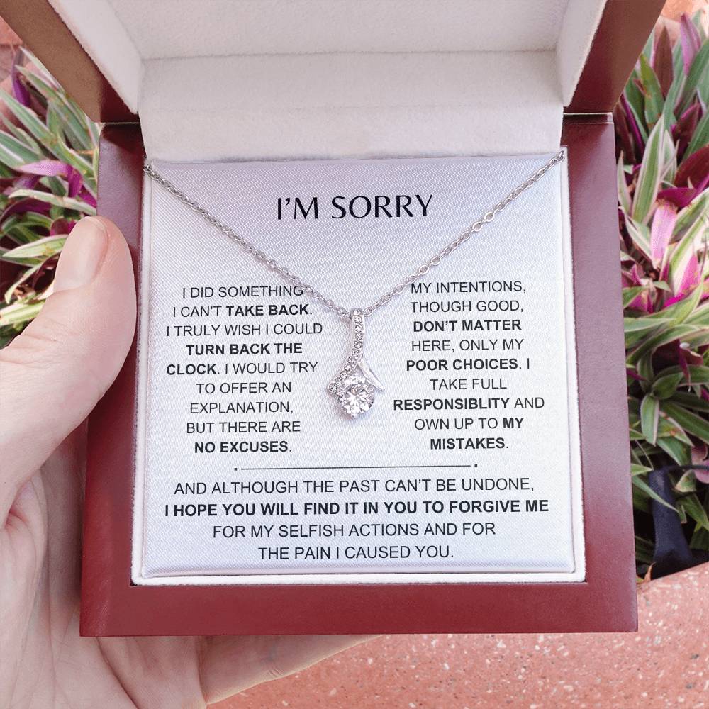 I'M SORRY, I TAKE FULL RESPONSIBILITY - Alluring Beauty Necklace - Dearly Loved Designs