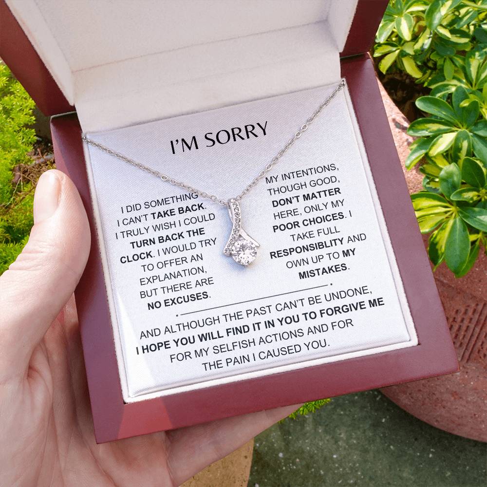 I'M SORRY, I TAKE FULL RESPONSIBILITY - Alluring Beauty Necklace - Dearly Loved Designs