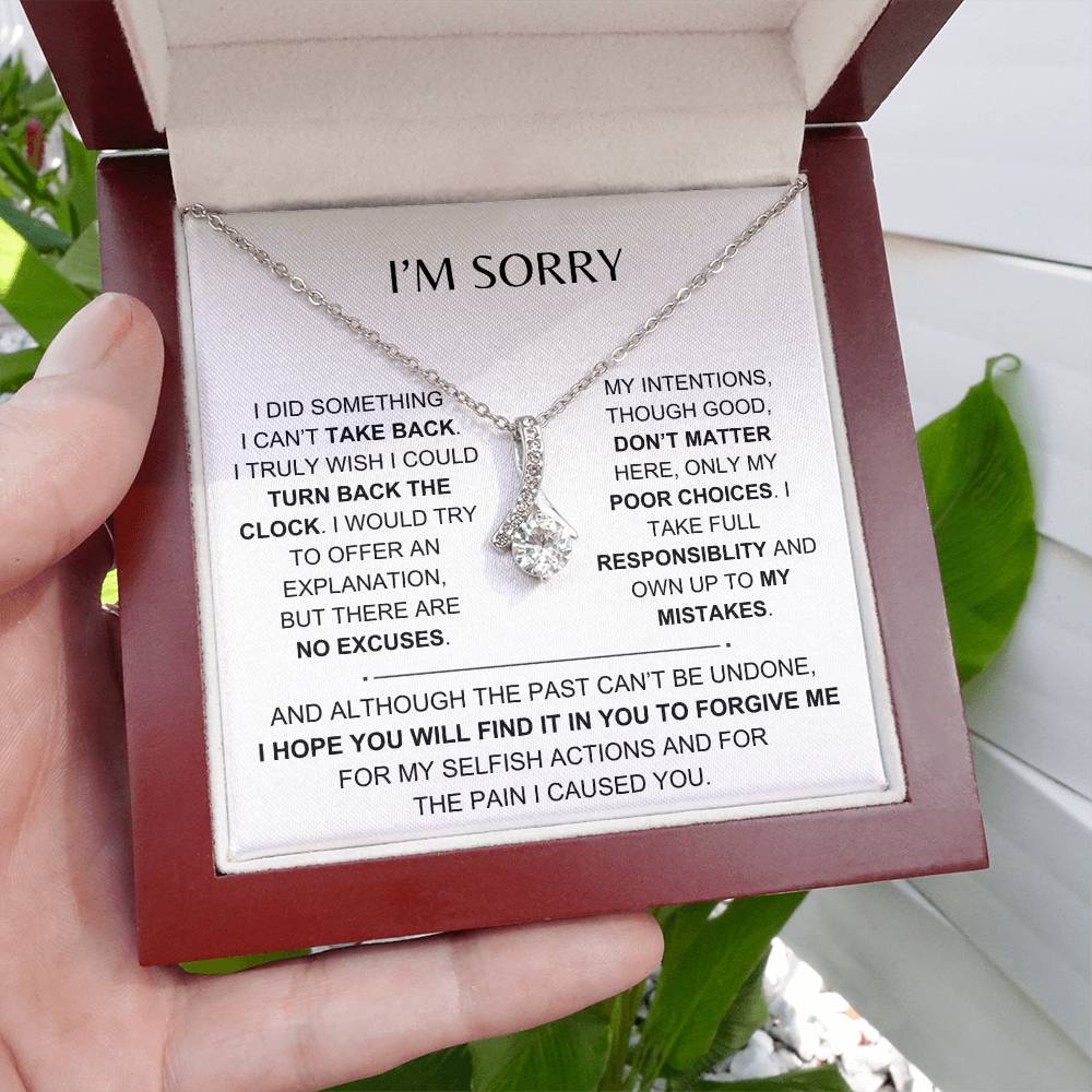 I'M SORRY, I TAKE FULL RESPONSIBILITY - Alluring Beauty Necklace - Dearly Loved Designs