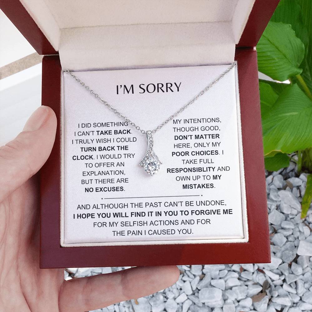 I'M SORRY, I TAKE FULL RESPONSIBILITY - Alluring Beauty Necklace - Dearly Loved Designs