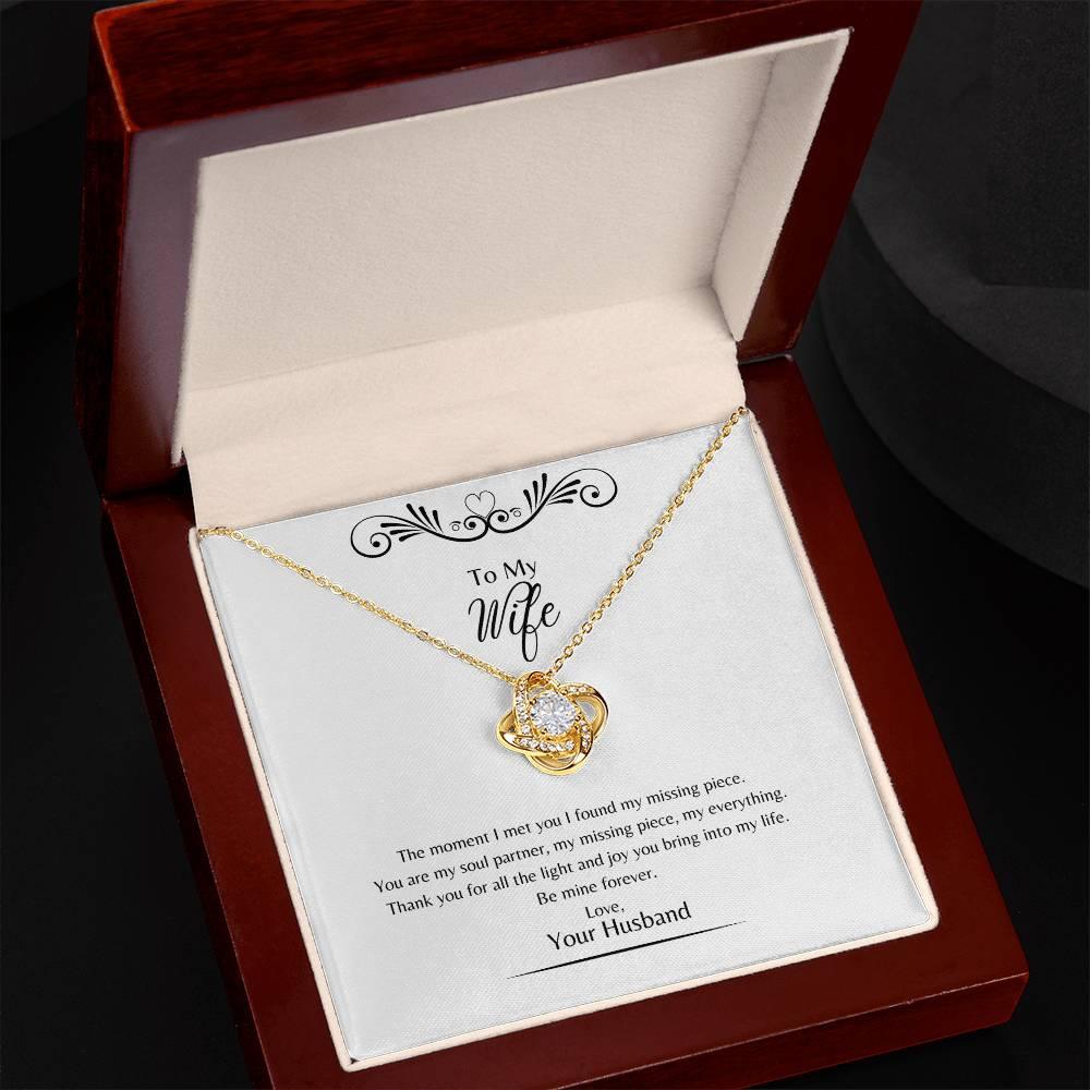 Be Mine Forever- Love Knot Necklace - Dearly Loved Designs