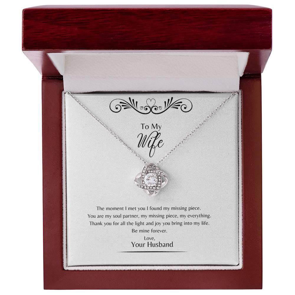 Be Mine Forever- Love Knot Necklace - Dearly Loved Designs