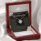 Granddaughter - I Promise to Love You - Love Knot Necklace - Dearly Loved Designs