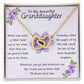 To My Beautiful Granddaughter, I Hold You In My Heart - Interlocking Heart Necklace - Dearly Loved Designs