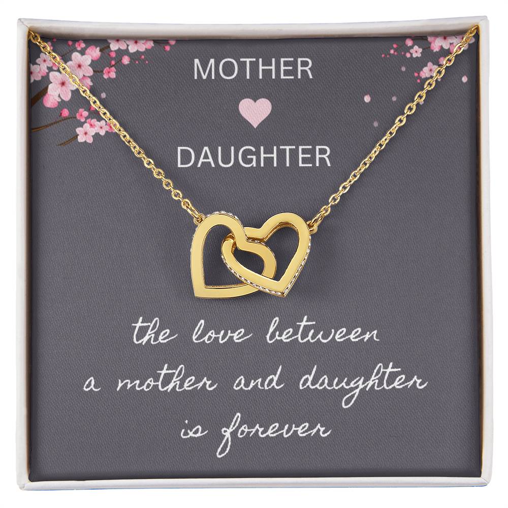 Mother & Daughter - Forever Love - Interlocking Hearts Necklace - Dearly Loved Designs