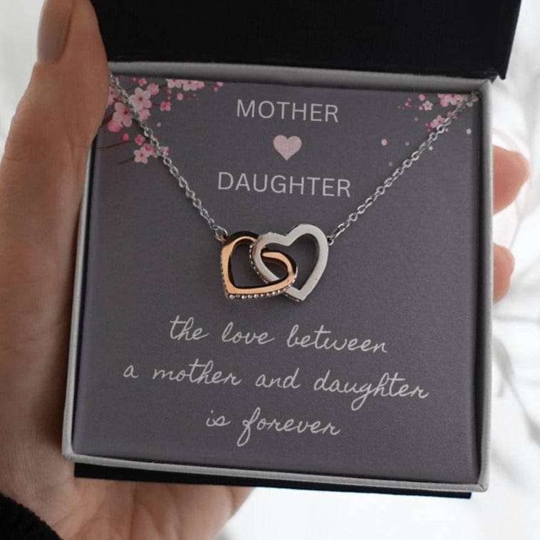 Mother & Daughter - Forever Love - Interlocking Hearts Necklace - Dearly Loved Designs