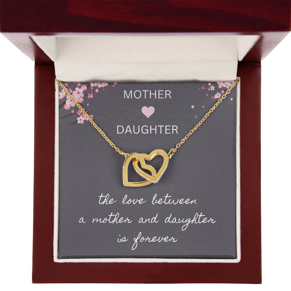 Mother & Daughter - Forever Love - Interlocking Hearts Necklace - Dearly Loved Designs