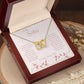 To My Sister - Interlocking Heart Necklace - Dearly Loved Designs