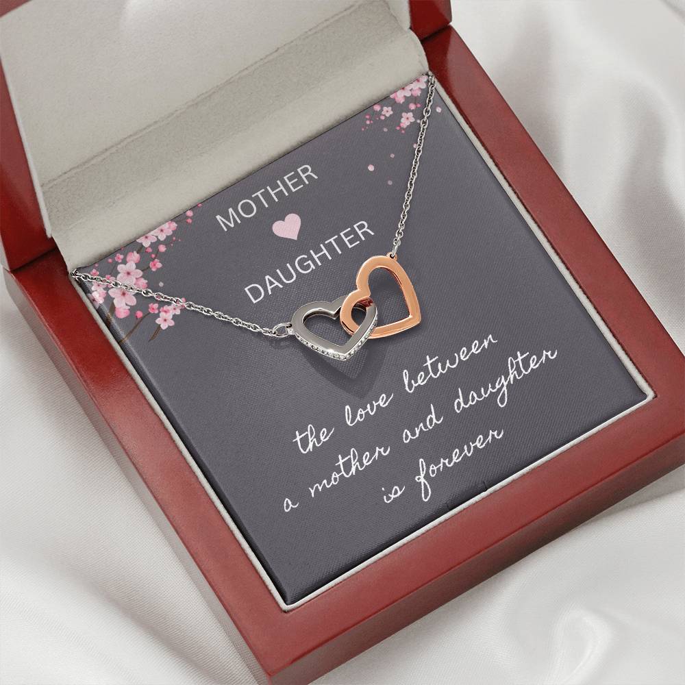 Mother & Daughter - Forever Love - Interlocking Hearts Necklace - Dearly Loved Designs