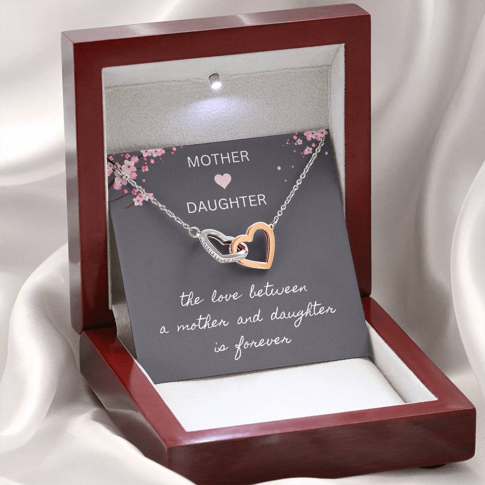 Mother & Daughter - Forever Love - Interlocking Hearts Necklace - Dearly Loved Designs