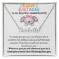 Happy Birthday, To My Beautiful Granddaughter - Koala - Name Necklace - Dearly Loved Designs