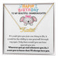 Happy Birthday, To My Beautiful Granddaughter - Koala - Name Necklace - Dearly Loved Designs