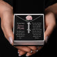 To the Best Bonus Mom, Life Gave Me the Gift of You - Custom Vertical Name Necklace - Dearly Loved Designs