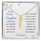 To My Bonus Daughter, Life Gave Me the Gift of You - Custom Vertical Name Necklace - Dearly Loved Designs