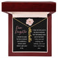 Dear Daughter, I Closed My Eye For But A Moment - Custom Vertical Name Necklace - Dearly Loved Designs