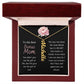 To the Best Bonus Mom, Life Gave Me the Gift of You - Custom Vertical Name Necklace - Dearly Loved Designs