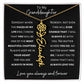 Granddaughter - Most Beautiful Chapter - Birth Flower Name Necklace - Dearly Loved Designs