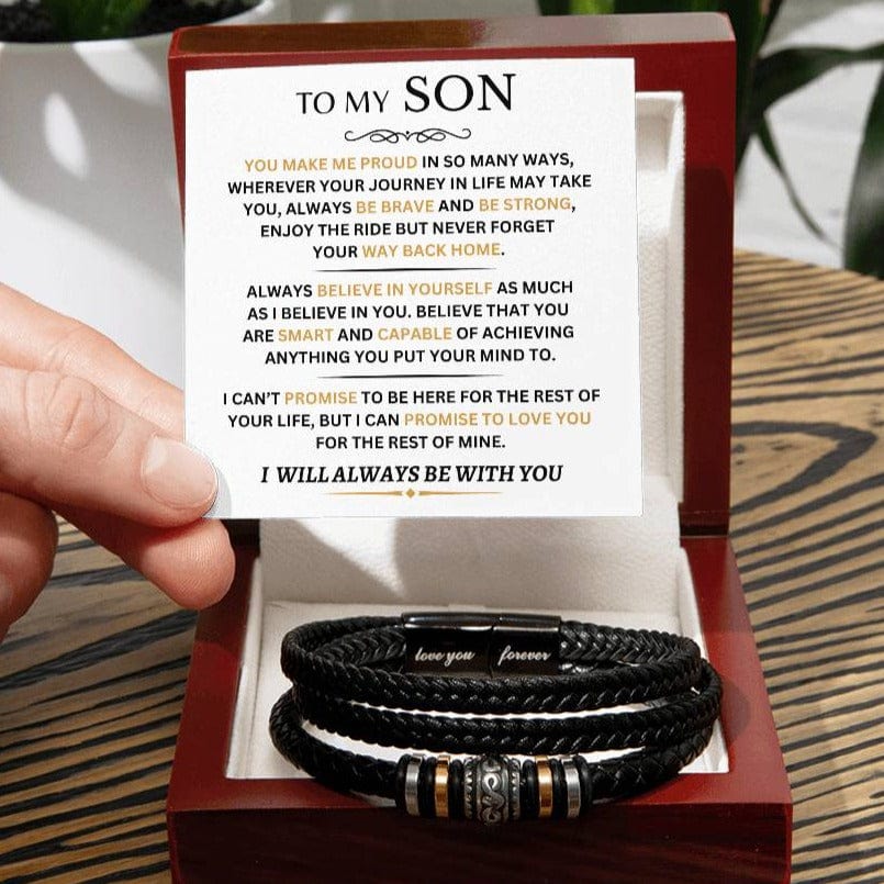 SON - You Make Me Proud - Love You Forever Bracelet - Dearly Loved Designs