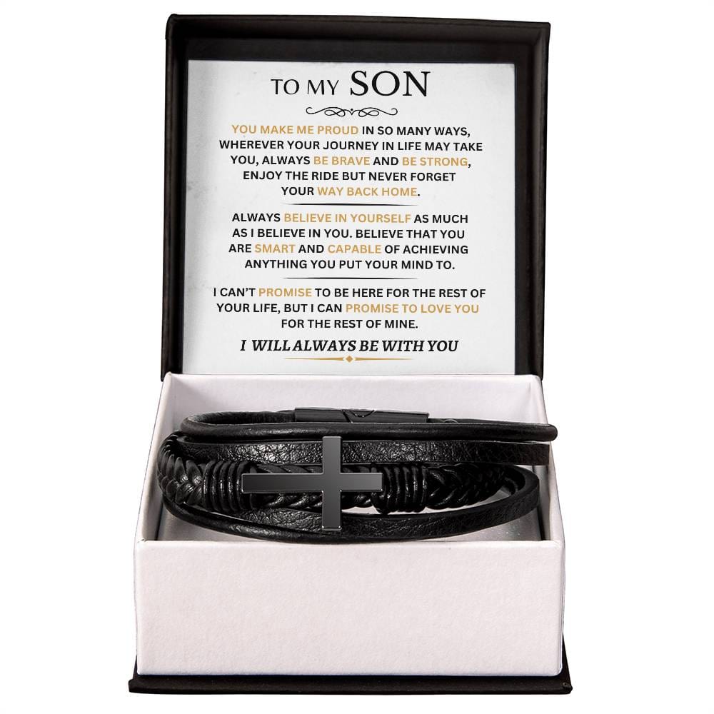 SON - You Make Me Proud - Cross Bracelet - Dearly Loved Designs