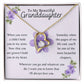 To My Beautiful Granddaughter, I Hold You in My Heart - Forever Love Necklace - Dearly Loved Designs